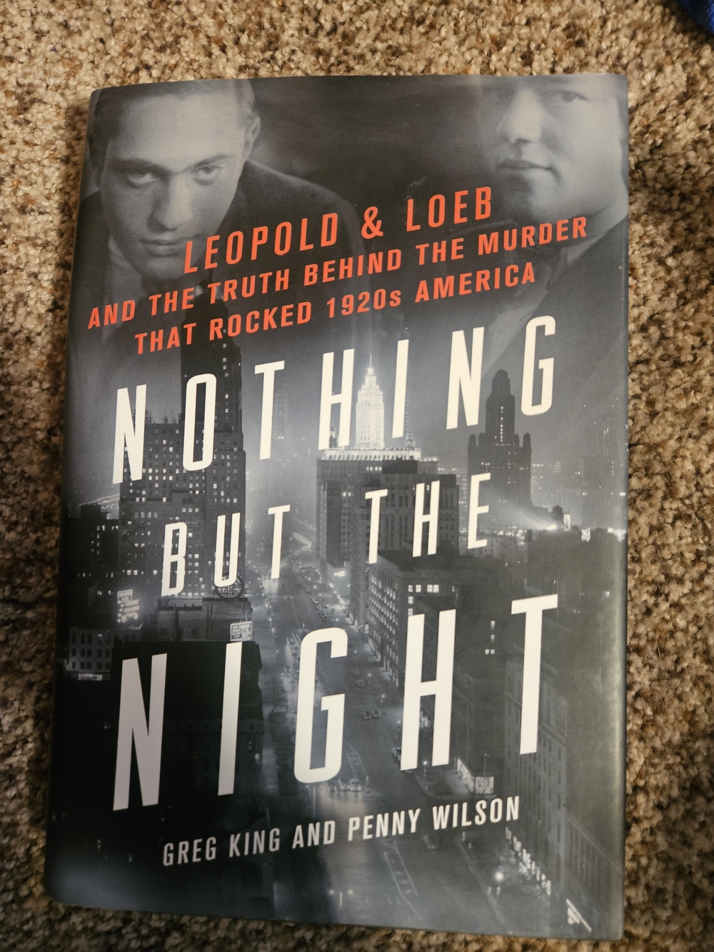 Nothing But the Night by Greg King & Penny Wilson - Black & Red Hardcover